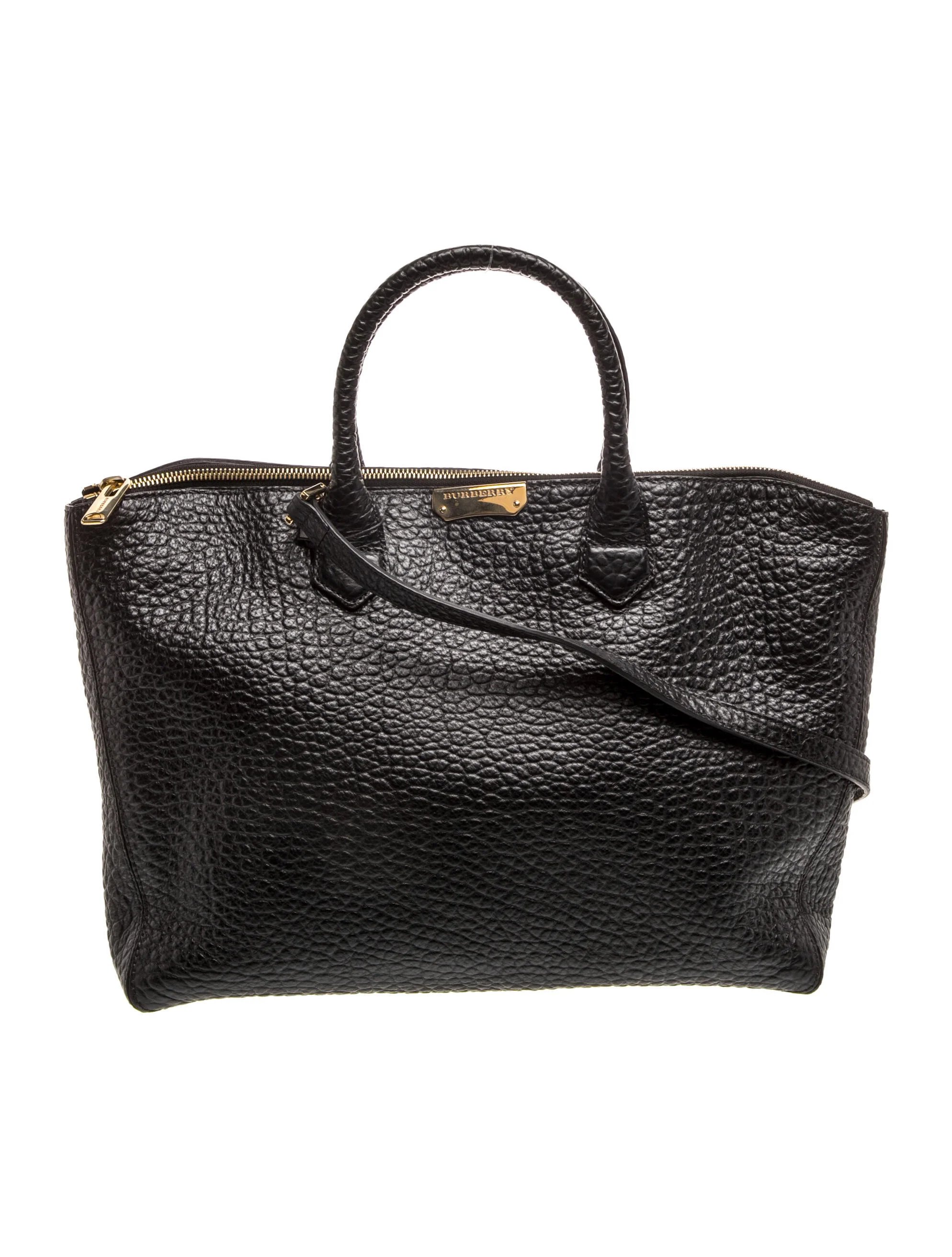 Leather Top Handle Bag