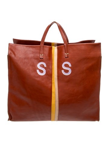 Leather Top Handle Bag