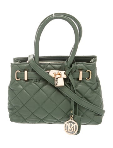 Badgley Mischka Leather Top Handle Bag w/ Tags