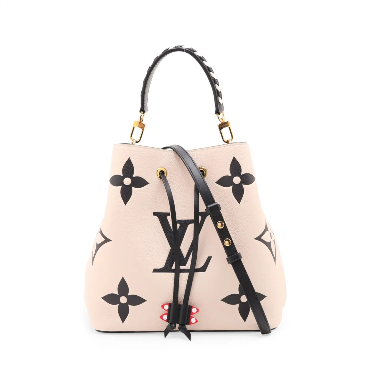 Louis Vuitton Monogram Neonoe M56889 Beige x black