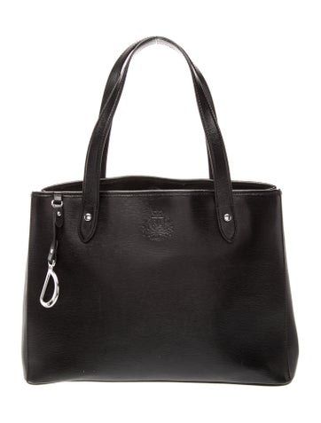Leather Top Handle Bag