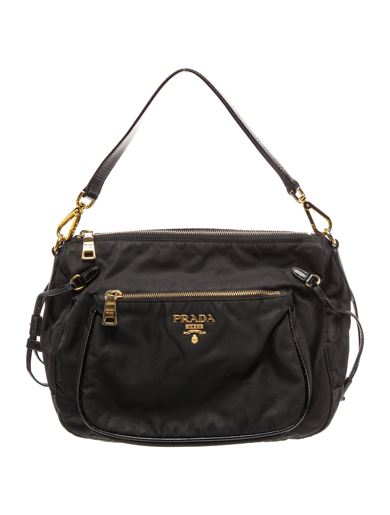 Tessuto Nylon Top Handle Bag