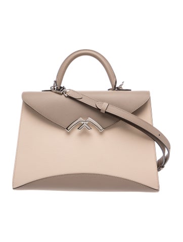Moynat Leather Gabrielle Petal MM