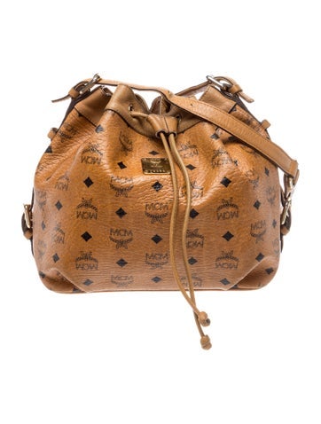 MCM Vegan Leather Bucket Bag
