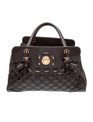 Leather Top Handle Bag
