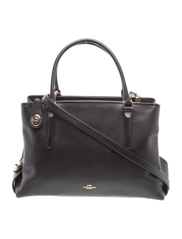 Leather Top Handle Bag