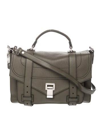Leather PS1 Satchel Bag Medium