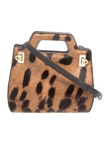 Ferragamo Ponyhair Crossbody Bag Mini
