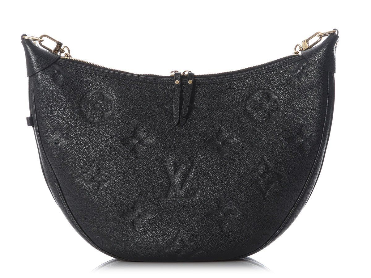 Louis Vuitton Black Monogram Giant Empreinte Loop Hobo