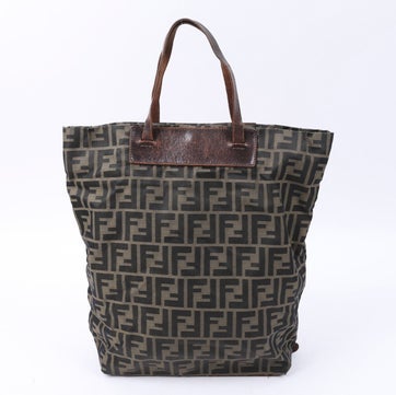 Fendi Canvas Zucca Tote