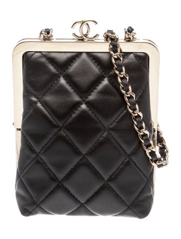 Kiss-Lock Evening Clutch w/ Chain