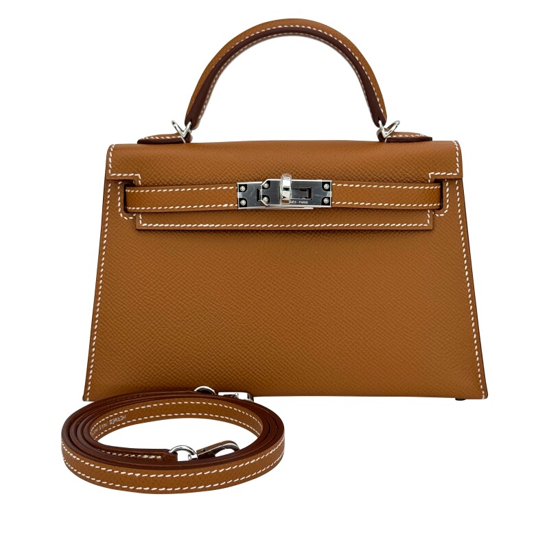 Gold Epsom Mini Kelly 20 II Palladium Hardware, 2026