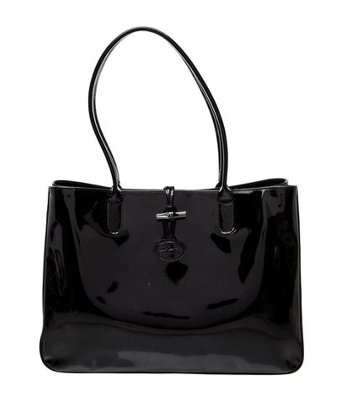 Longchamp Patent Leather Tote