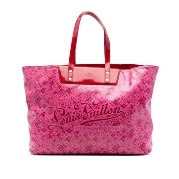 Patent Leather Takashi Murakami Coated Canvas Cosmic Blossom Tote