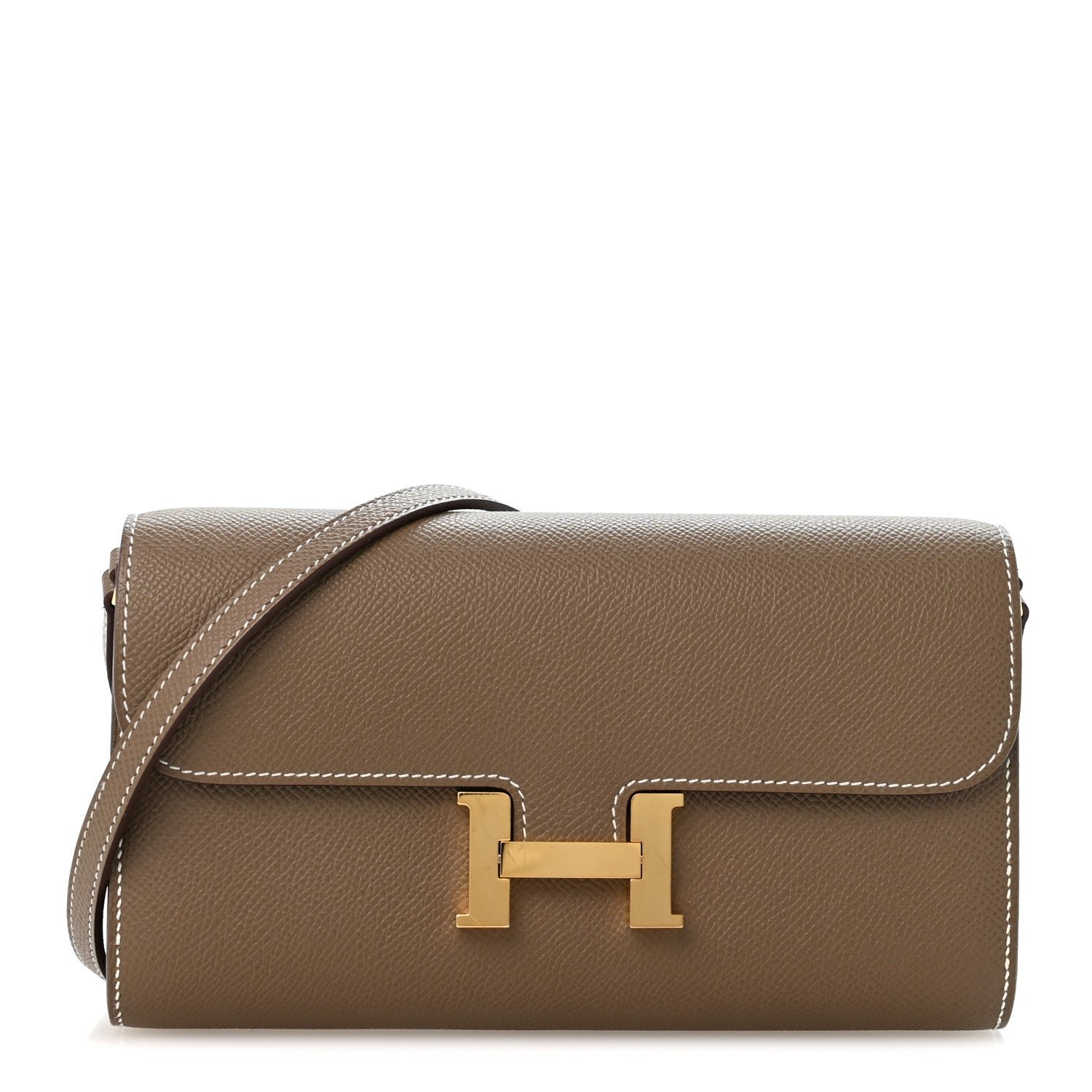 Hermes Epsom Constance Long To Go Wallet Etoupe