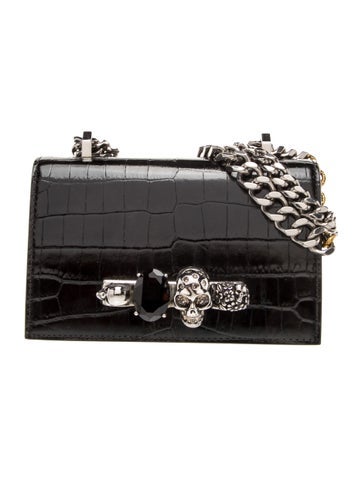 Skull Jewelled Satchel