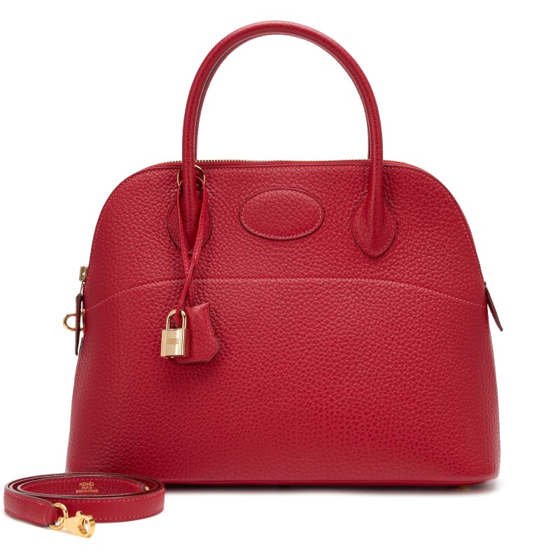 Hermes Rouge Vif Fjord Bolide 31 Gold Hardware, 2004
