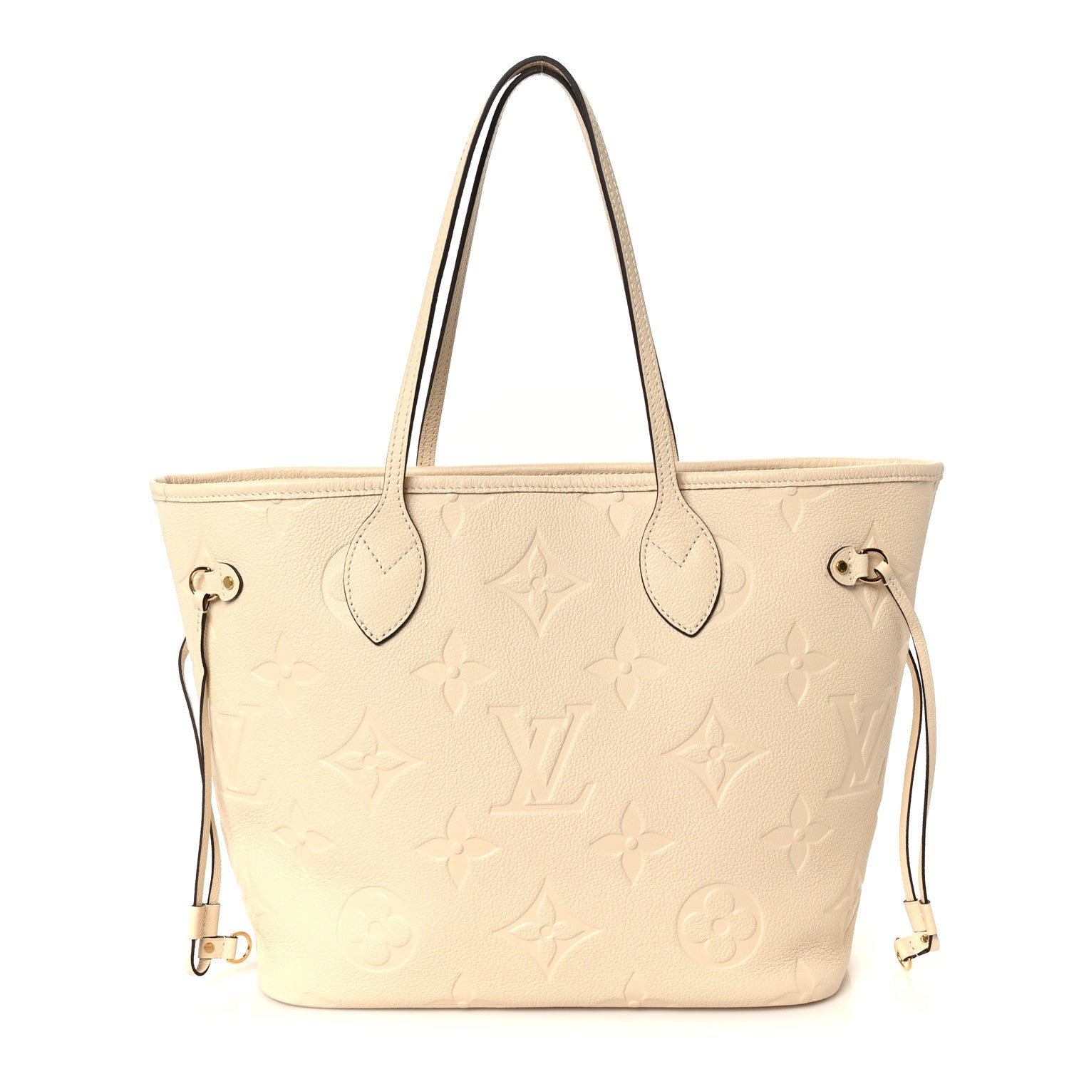 Louis Vuitton Empreinte Monogram Giant Neverfull MM Cream