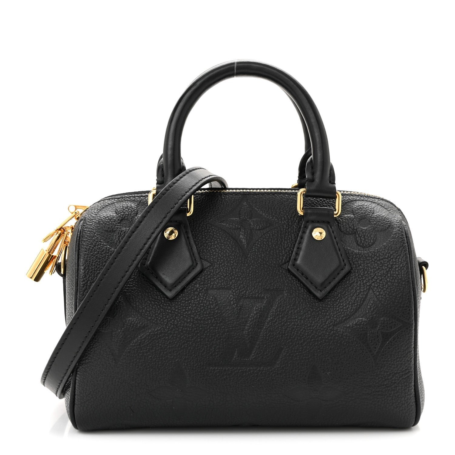 Louis Vuitton Louis Vuitton Empreinte Monogram Giant Speedy Bandouliere 20 Black