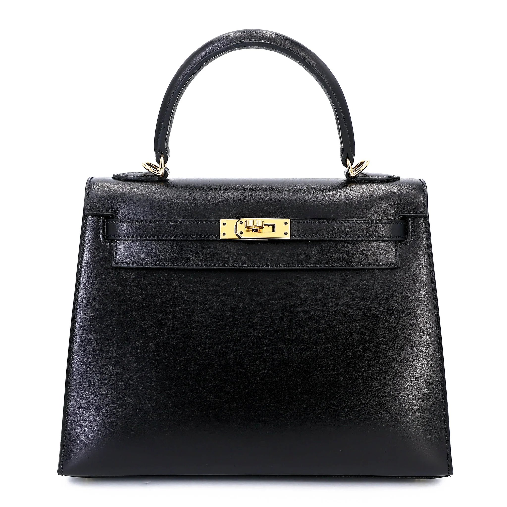 Hermes Kelly 25 Sellier Noir (89) Box-calf Gold hardware Y (2020)