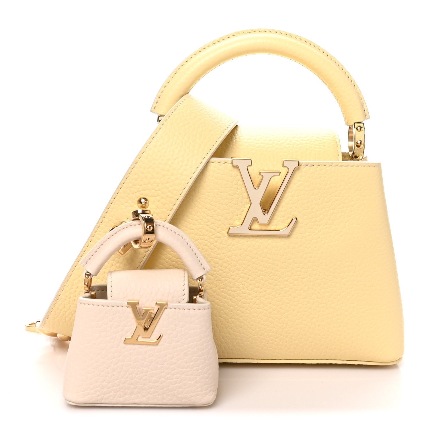 Louis Vuitton Taurillon MiniMe Capucines Mini Banane