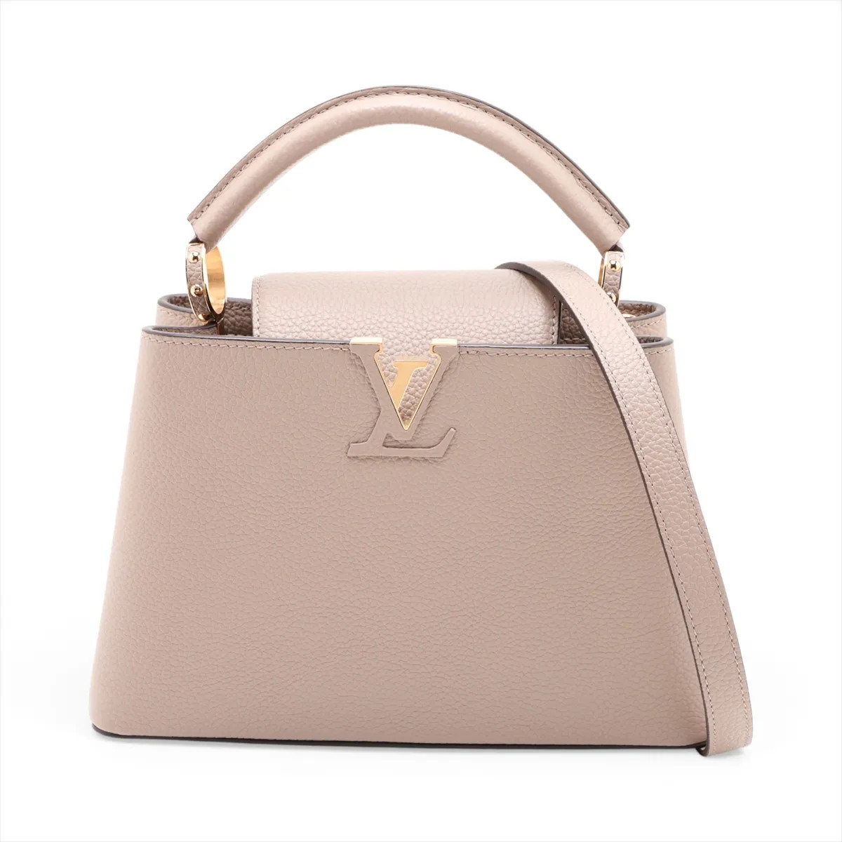 Louis Vuitton Parnassea Capucines BB M24736 Beige There was an RFID response