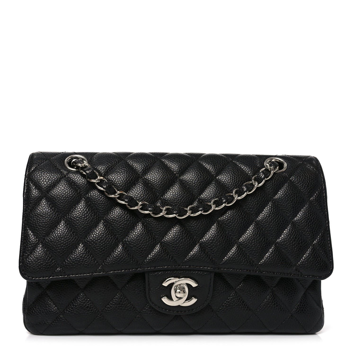 Chanel Caviar Quilted Medium Double Flap Black