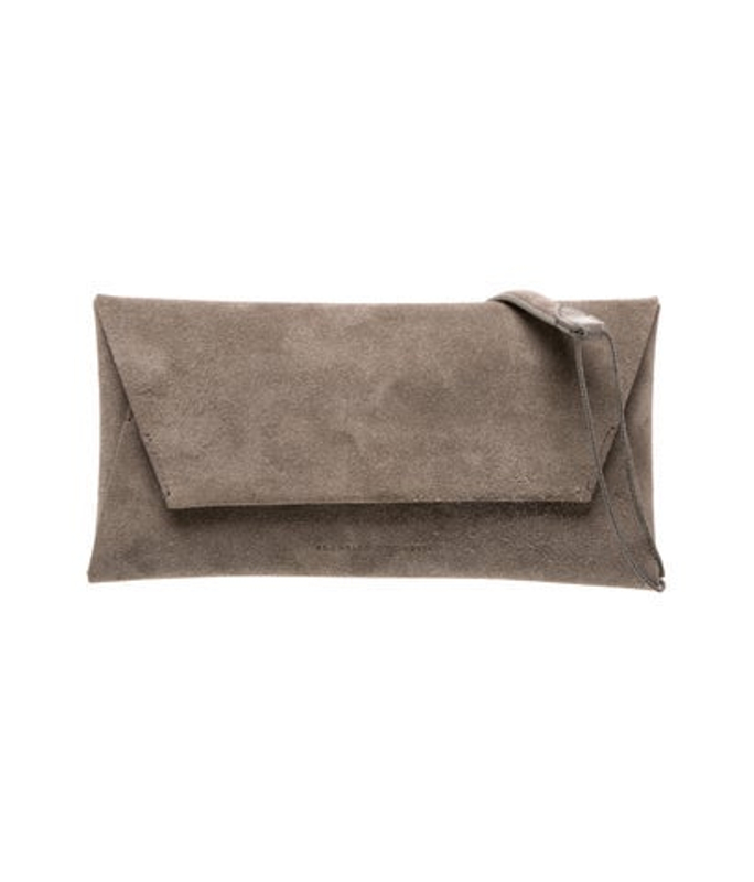 Brunello Cucinelli Cucinelli Suede Clutch