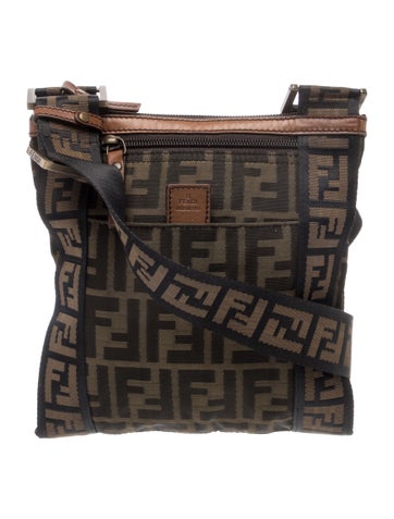 Fendi Zucca FF Zucca Crossbody Bag