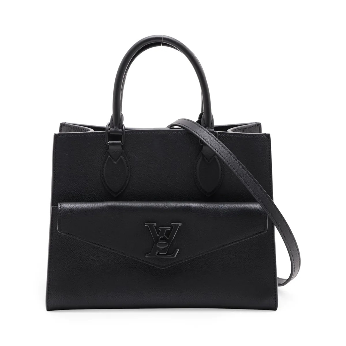 Louis Vuitton Taurillon Rock Me Tote PM M55845 Black There was an RFID response