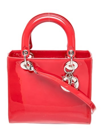 Patent Leather Lady Dior Medium
