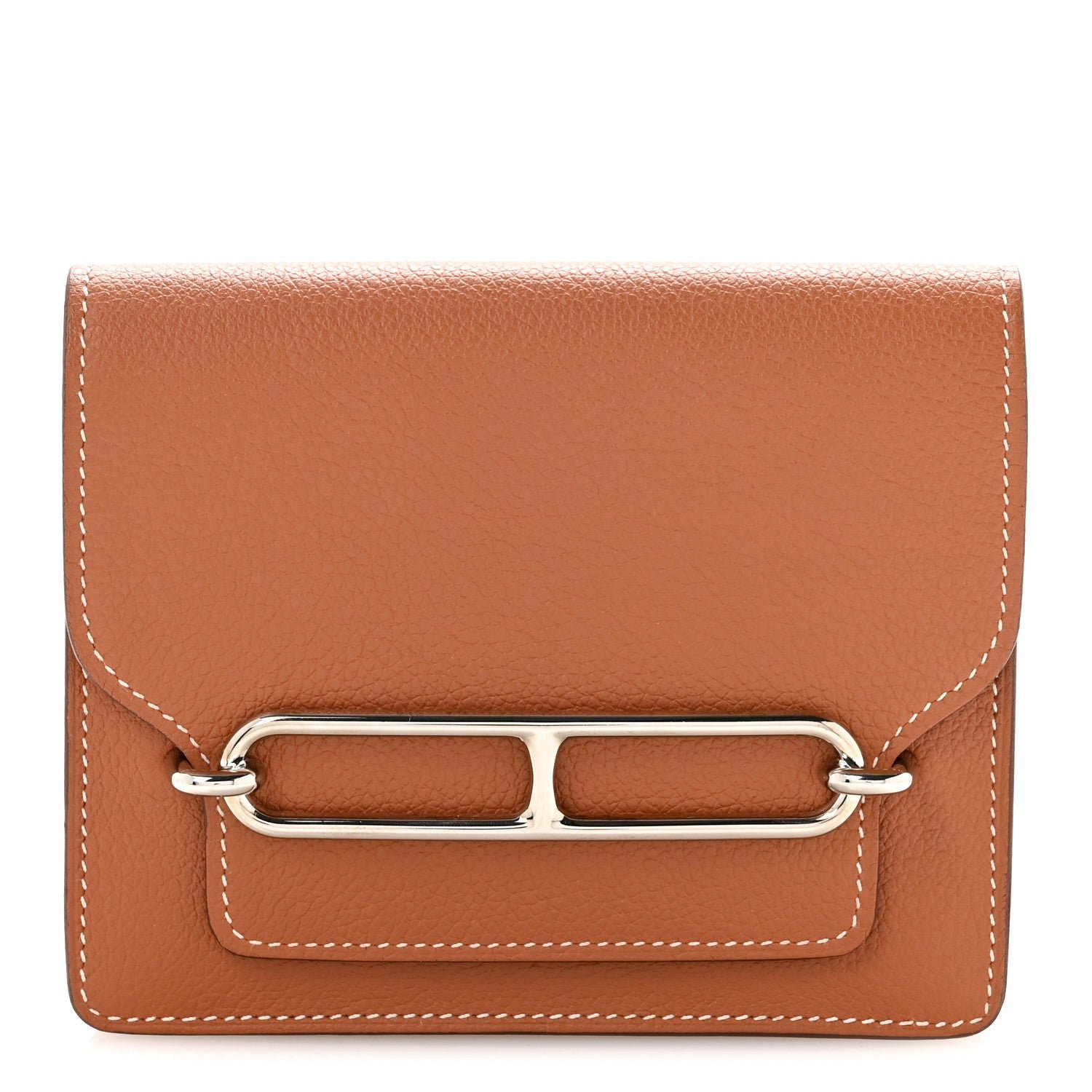 Hermes Evercolor Roulis Slim Wallet Gold