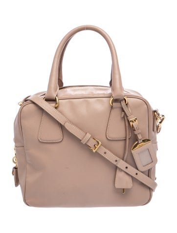 Saffiano Leather Top Handle Bag