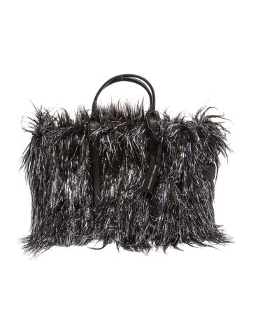 Faux Fur Top Handle Bag w/ Tags