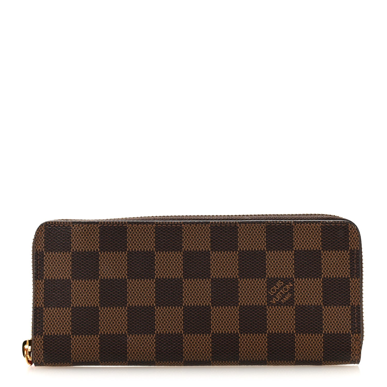 Louis Vuitton Damier Ebene Clemence Wallet Cherry