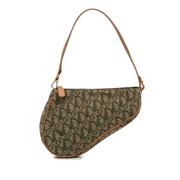 Dior Mini Diorissimo Canvas Saddle Pochette