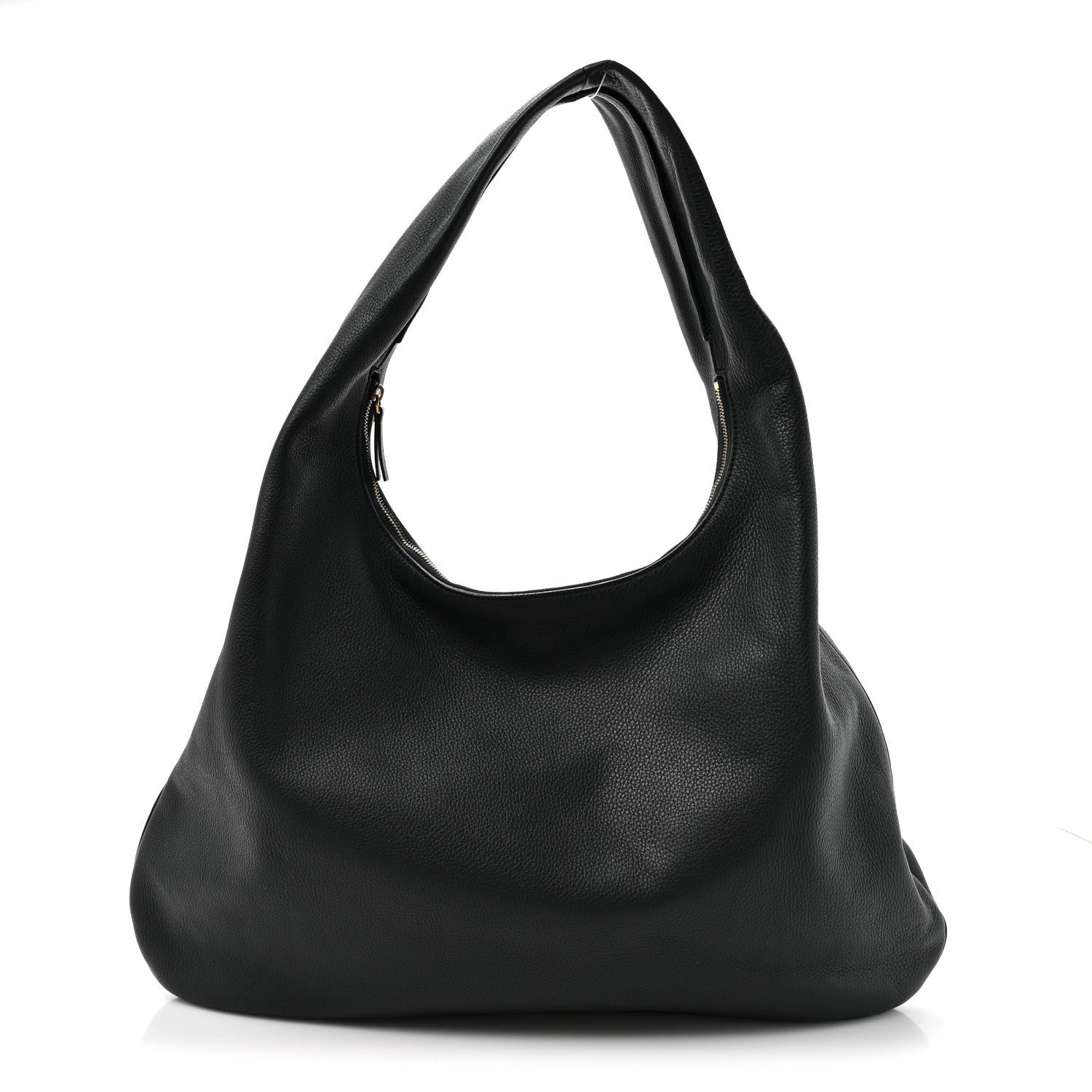 The Row The Row Grained Calfskin Medium Everyday Shoulder Bag Bottle Green