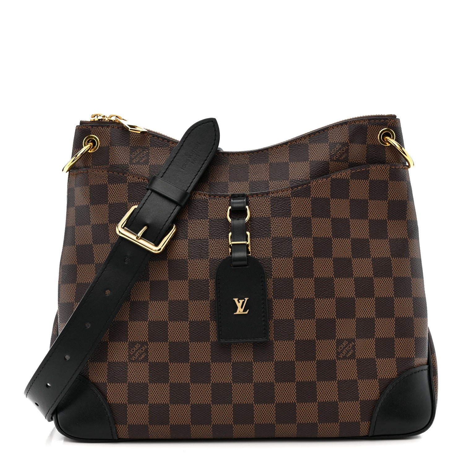 Louis Vuitton Louis Vuitton Damier Ebene Odeon MM Black