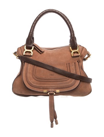 Leather Marcie Shoulder Bag Medium