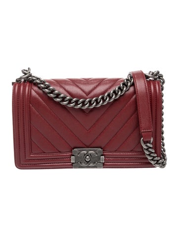 Medium Chevron Boy Bag