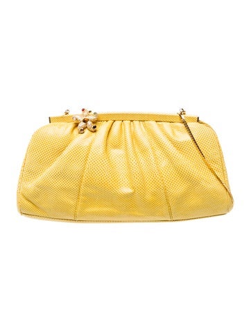 Judith Leiber Leather Evening Bag