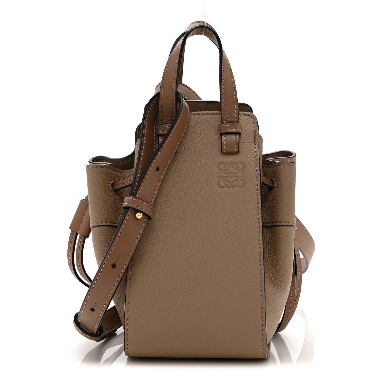 Loewe Calfskin Mini Hammock Shoulder Bag Sand Mink