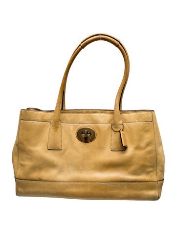 Leather Top Handle Bag