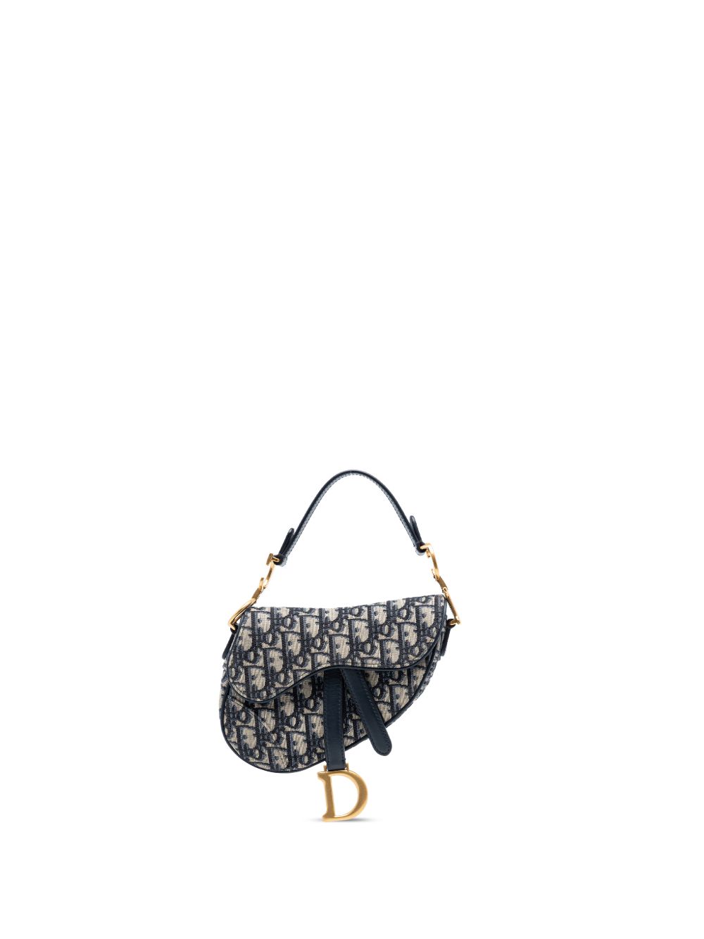 2021 Mini Oblique Canvas Saddle Bag satchel