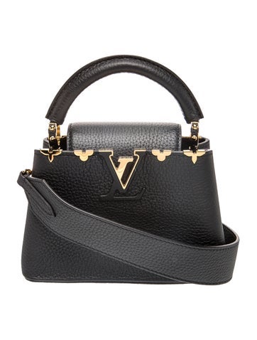 Taurillon Leather Flower Crown Capucines BB