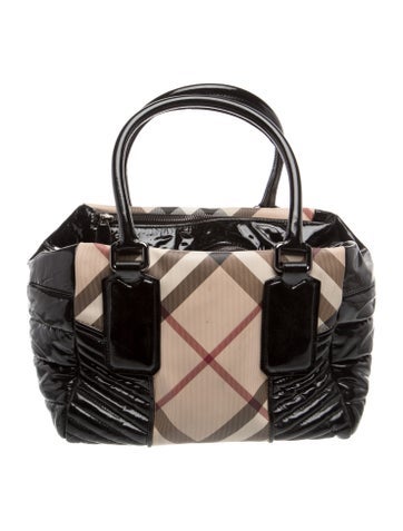 Super Nova Check Top Handle Bag
