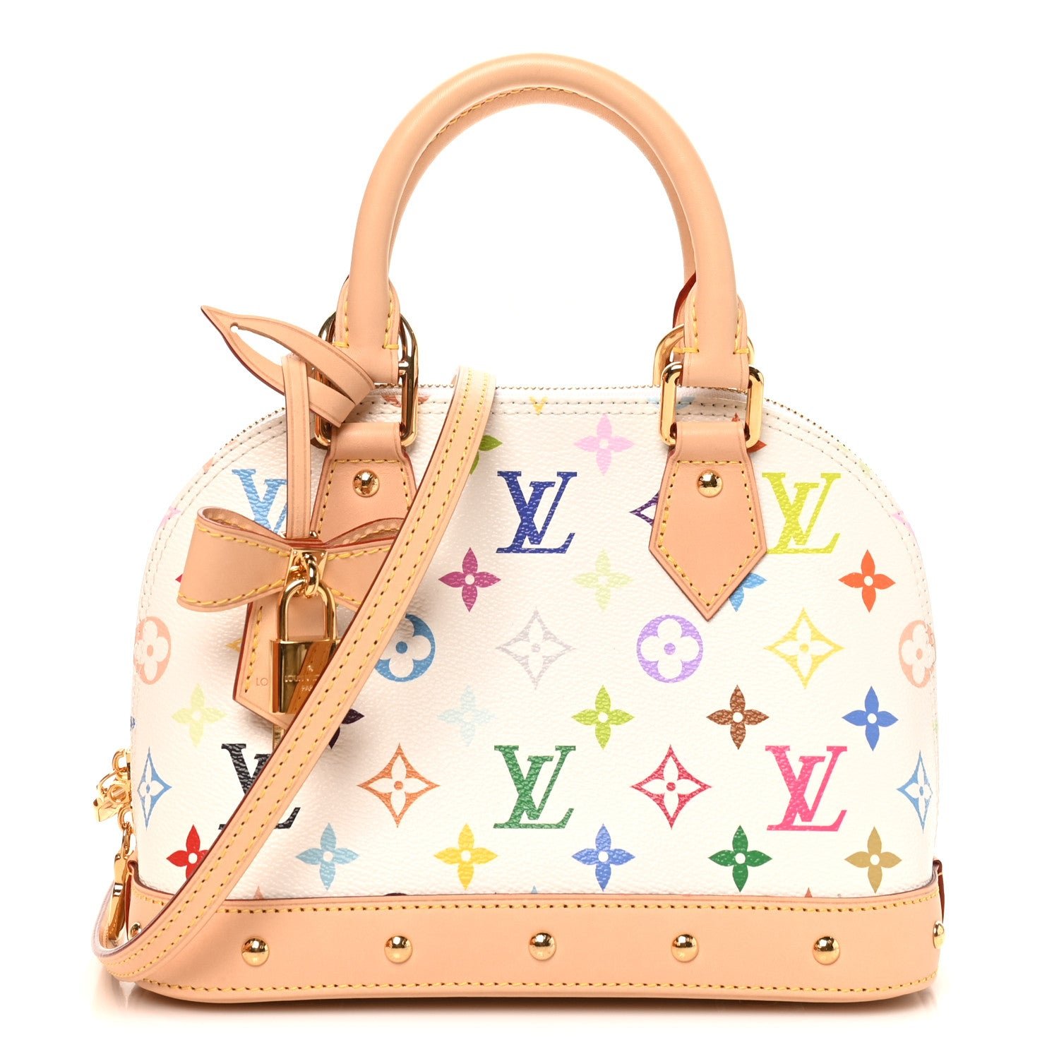 Louis Vuitton LV x TM Monogram Multicolor Alma BB White