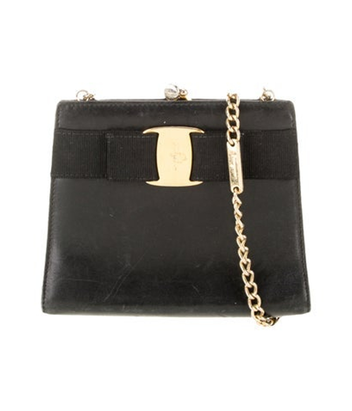 Salvatore Ferragamo Ferragamo Leather Evening Bag