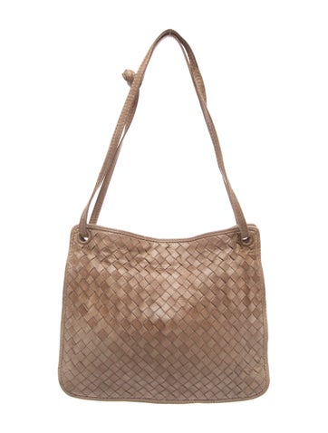 Intrecciato Intrecciato woven leather shoulder Vintage
