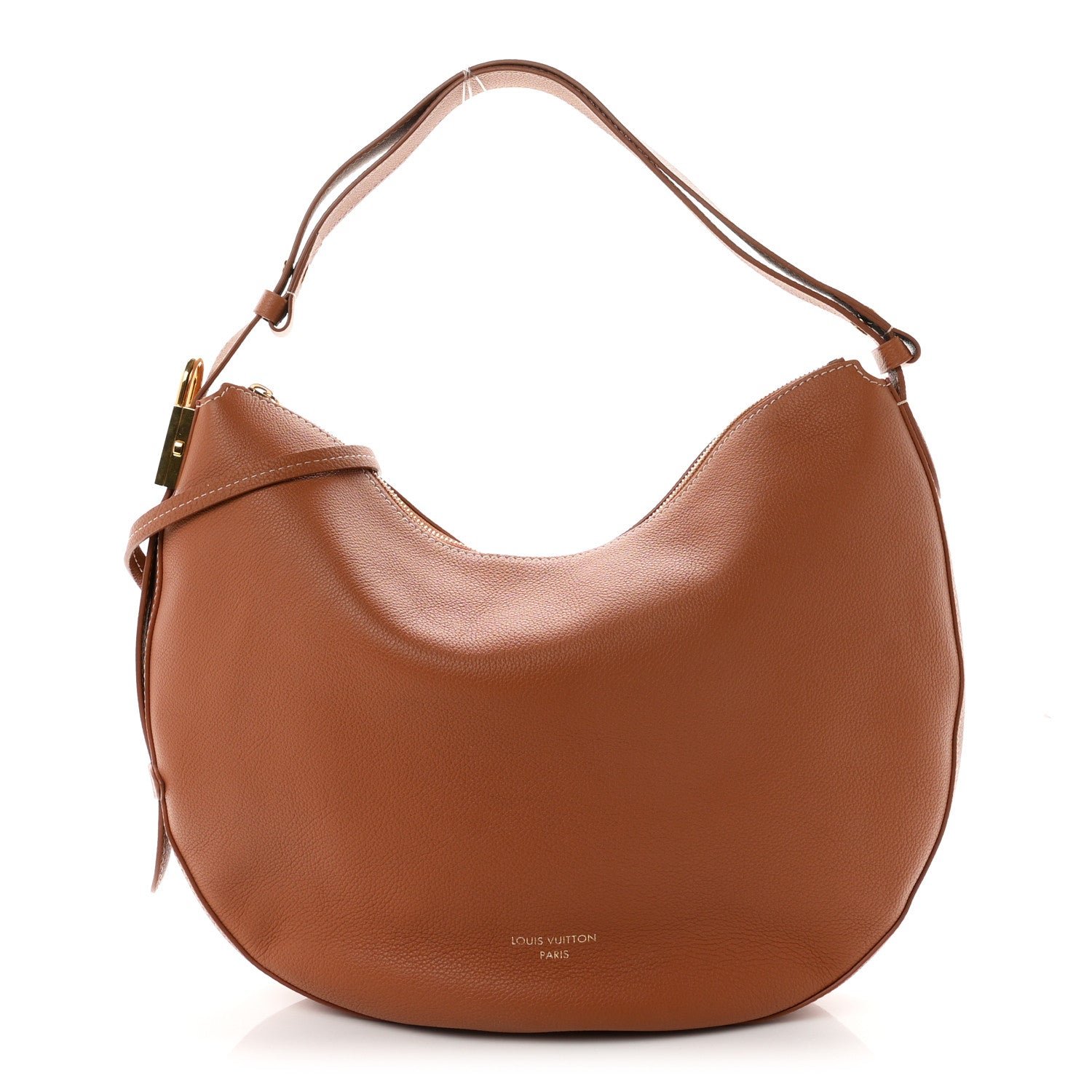 Louis Vuitton Calfskin Low Key Cookie MM  Cognac